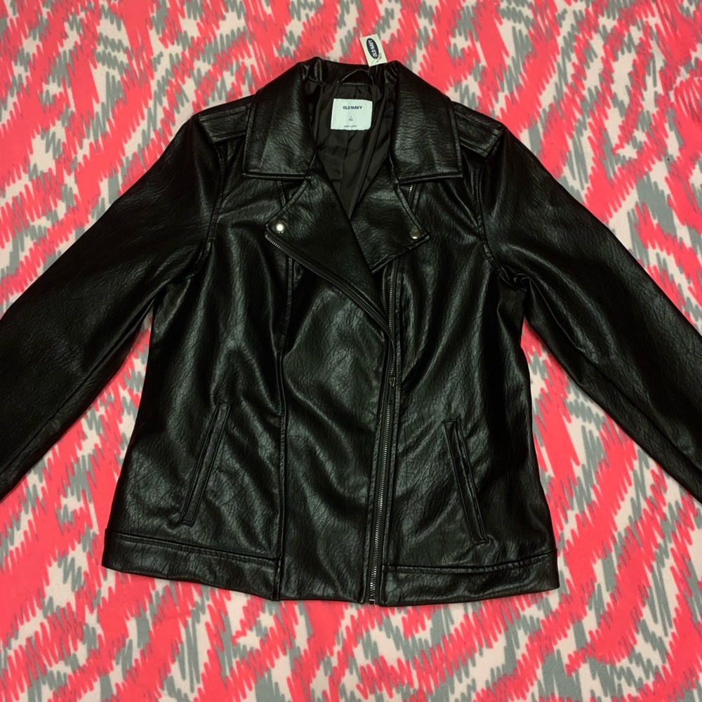 Old Navy Faux leather jacket women’s